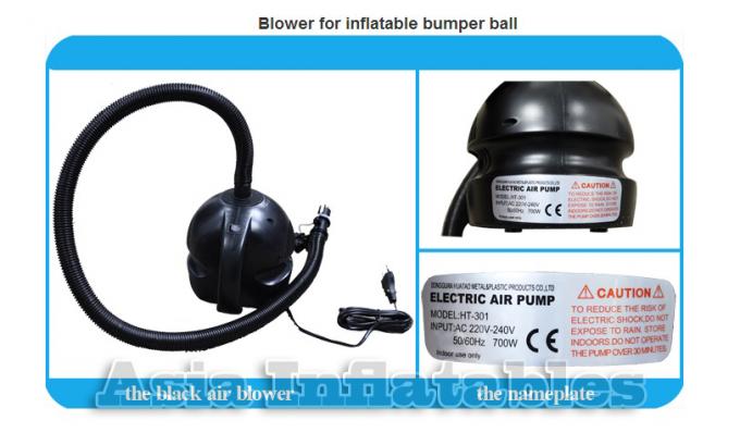 TPU Transparent Inflatable Grass Zorbing Ball with Safety Harnesses