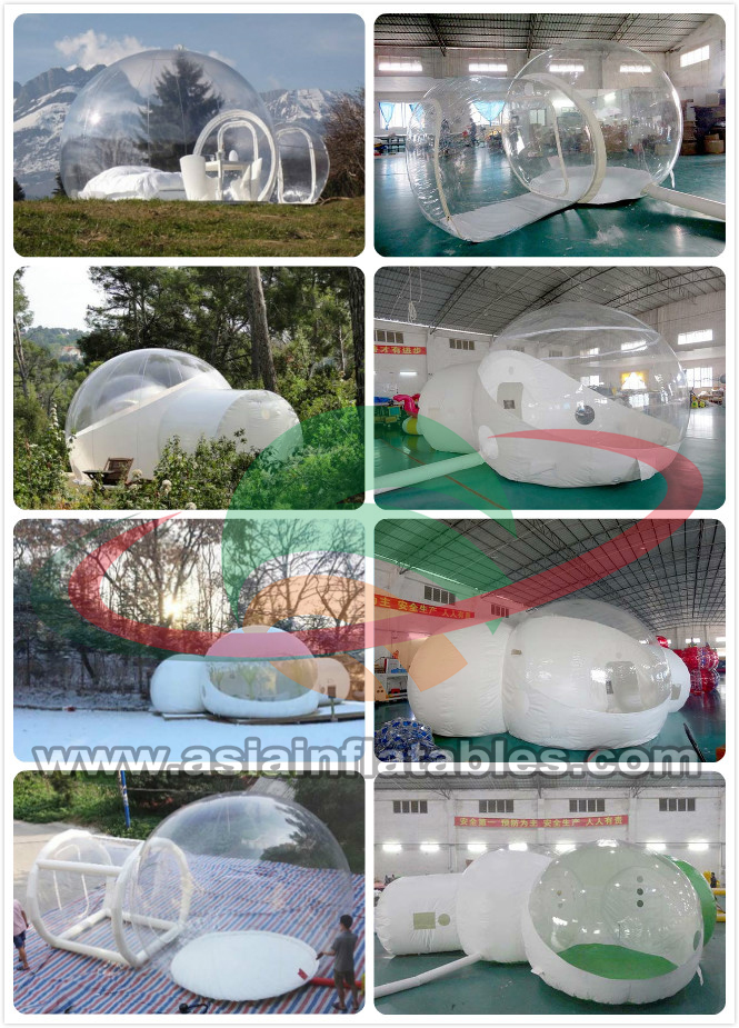 Custom Made Transparan Inflatable Bubble Tent on Water