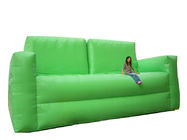 Soft Green Inflatable Chair Sofa For Homes Use , Portable Inflatable Sofa Chair