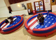 Water Park Inflatable Sports Games , Inflatable Bull Rodeo Machine