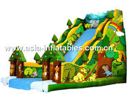 Commercial Grade Inflatable Slide In Jungle Park Theme For Children Park
