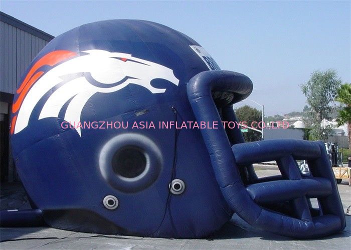 Inflatable Blue Helmet Tunnel Sport Games Hot Inflatable Finger Tunnel