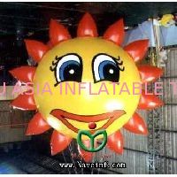 Sunflower flowers elves inflatable balloon, advertising inflatable helium balloon