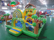 Fire Retardant 8 X 6M Inflatable Zoo Playground For Teenager