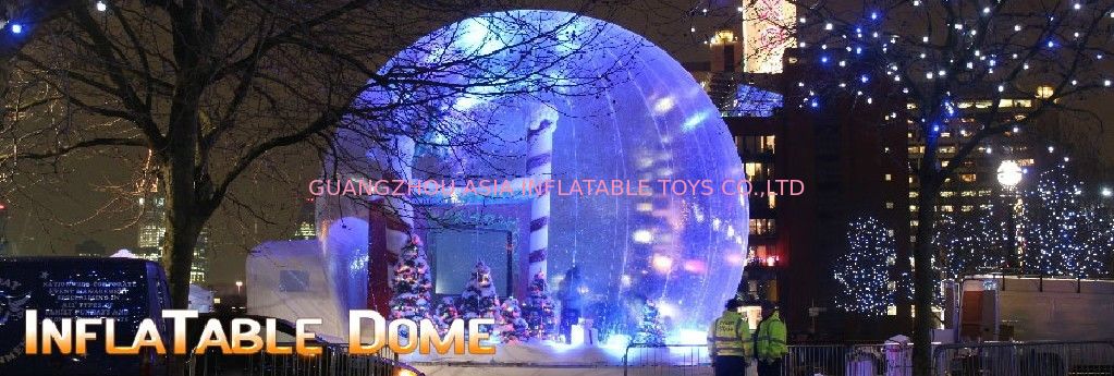 Huge Christmas Inflatable Snow Globe For Display